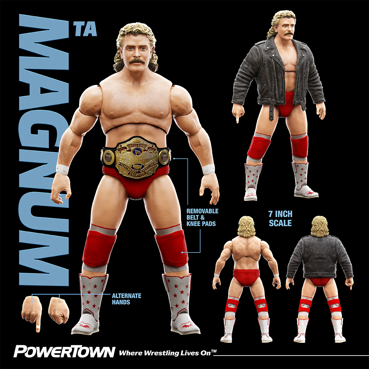 Magnum TA - Ultra Series 1 by PowerTown Wrestling (1 In Stock)