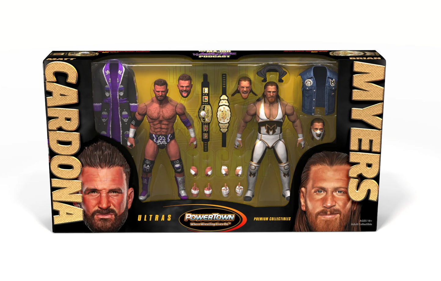Matt Cardona & Brian Myers - PowerTown ULTRAS 2 Pack