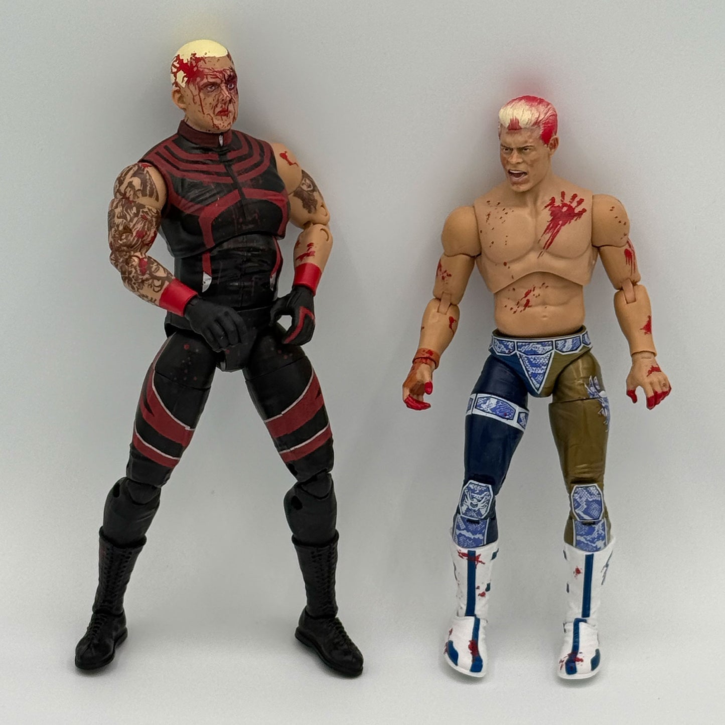 Cody vs Dustin Rhodes Blood & Guts - Aew Figures