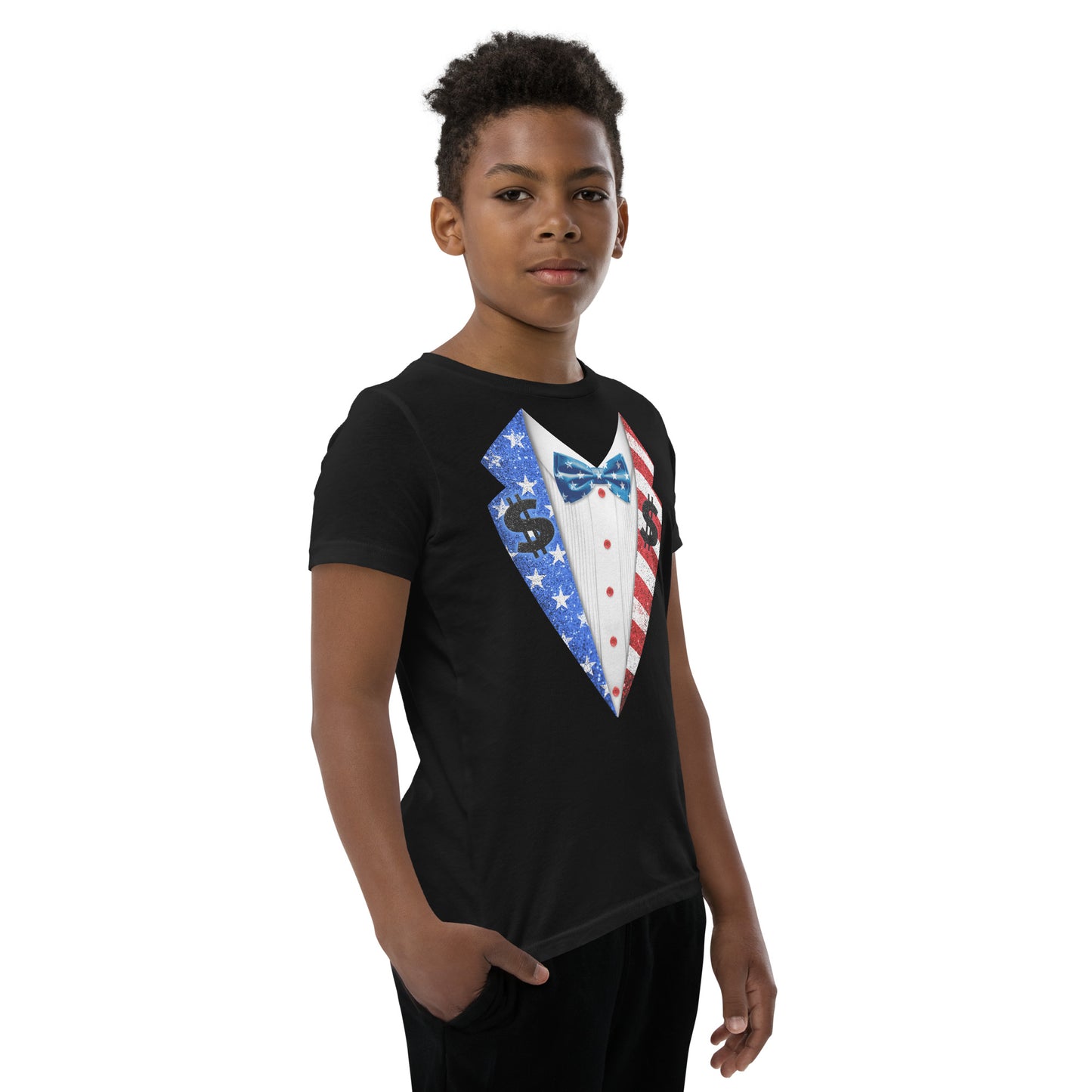 Ted DiBiase - Red, White, & Blue Youth Suit Tee