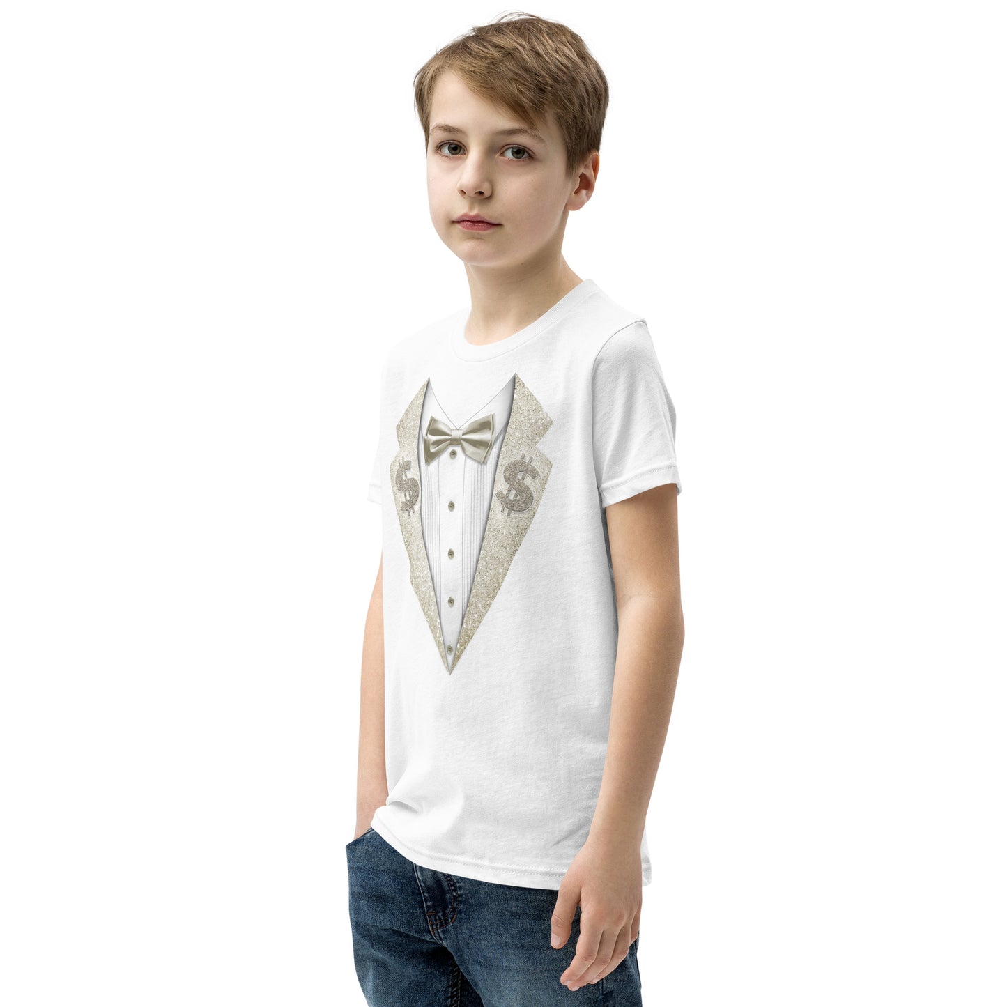 Ted DiBiase - Silver Youth Suit Tee
