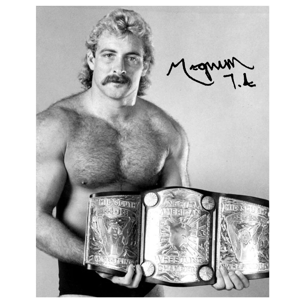 Magnum TA - North American Champion Autographed 8x10