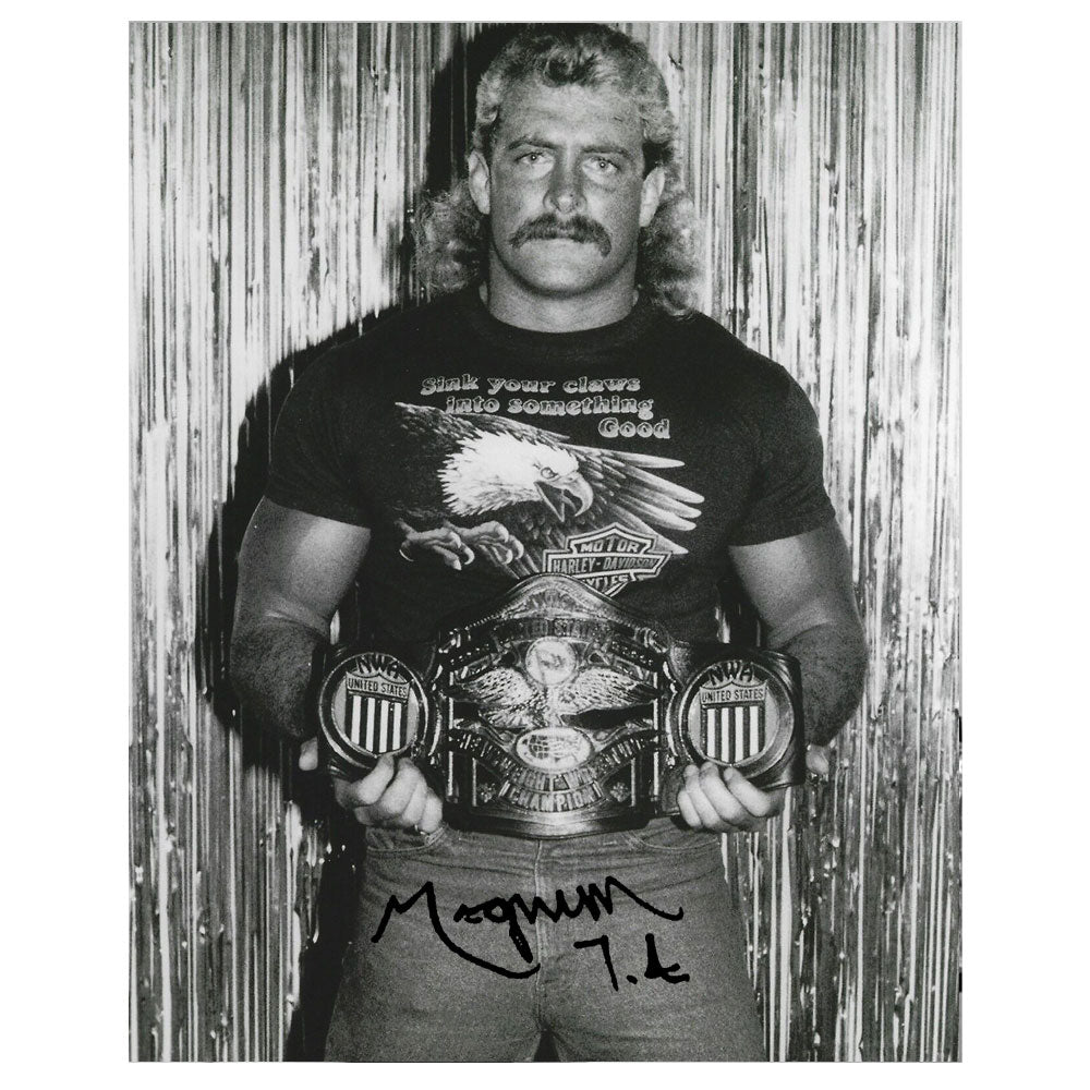 Magnum TA - US Champ Autographed 8x10