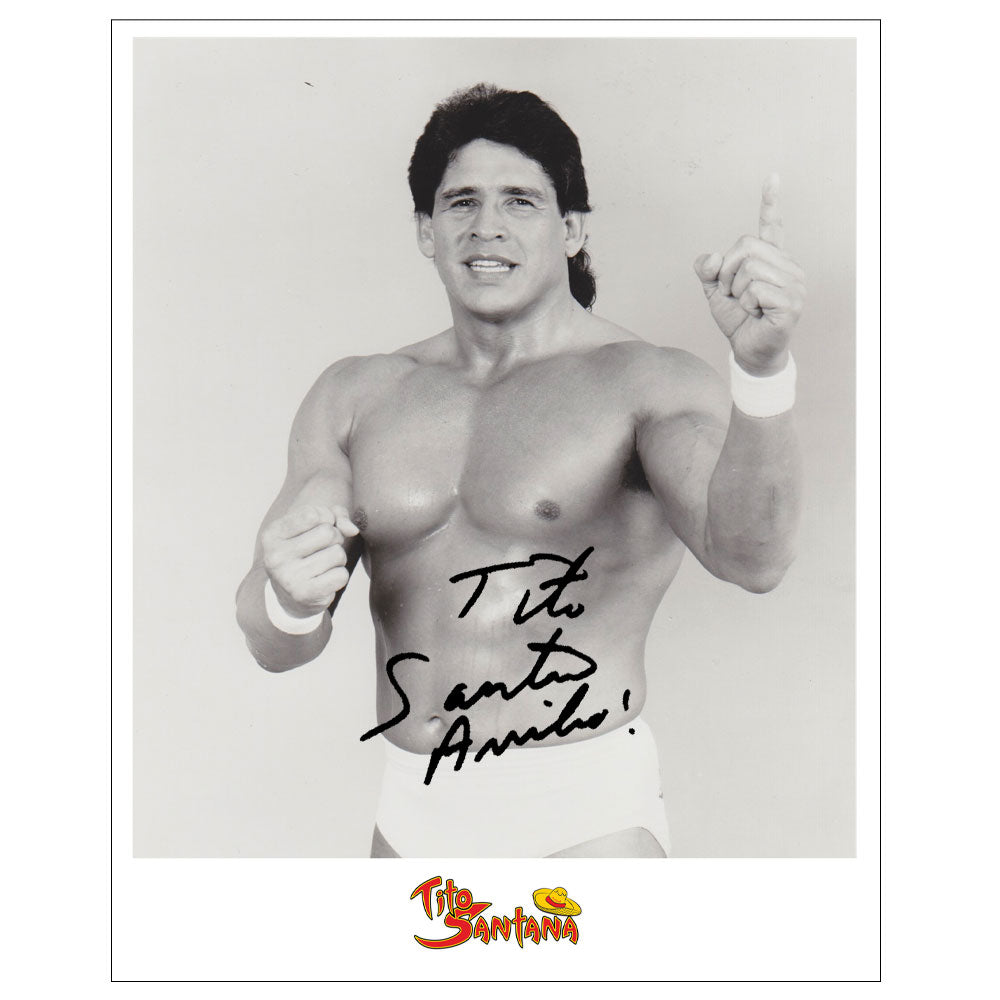 Tito Santana -Vintage Autographed 8x10