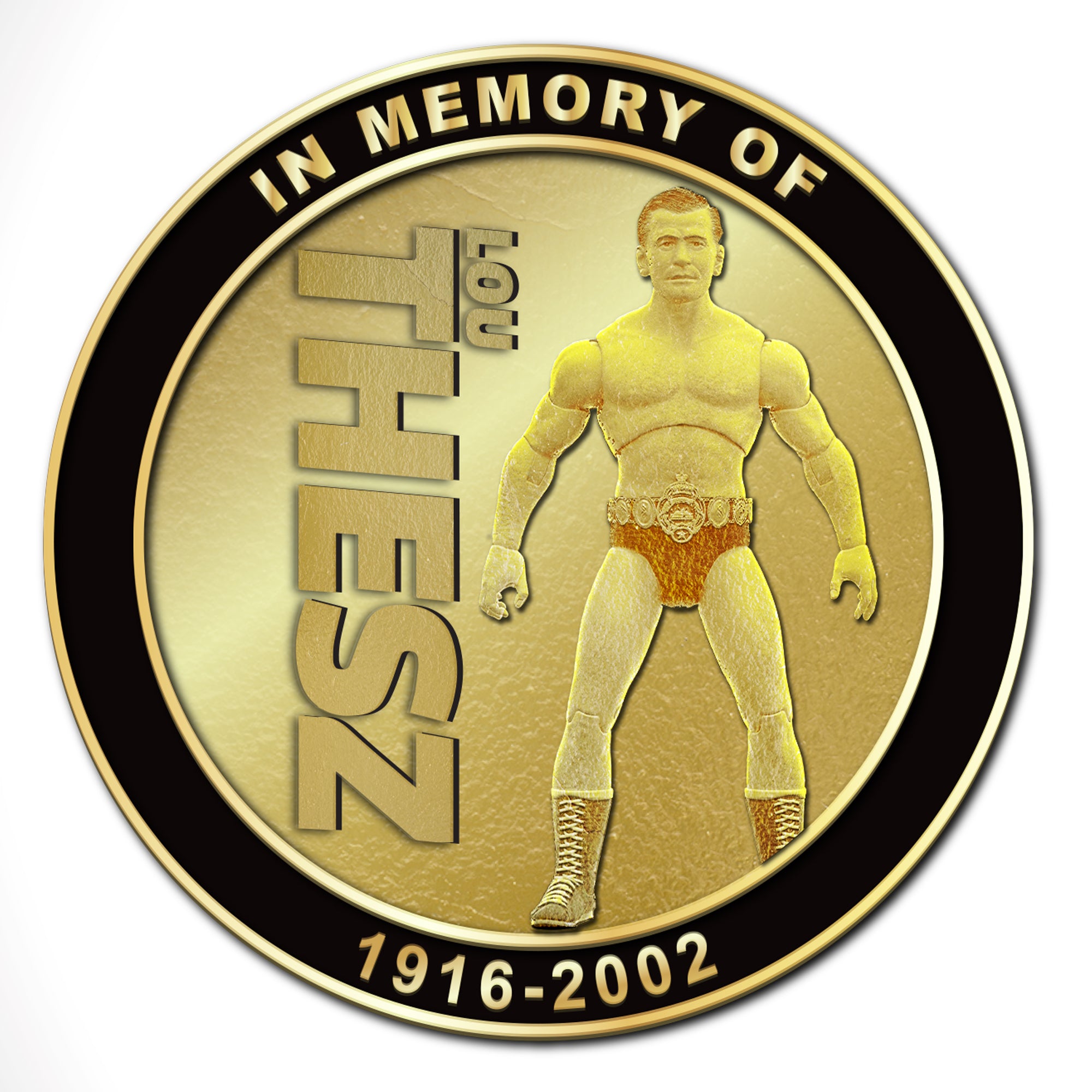 Lou Thesz - Collectors Coin