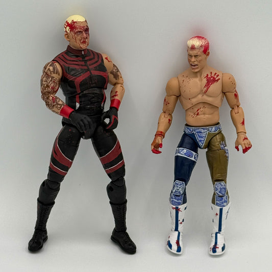 Cody vs Dustin Rhodes Blood & Guts - Aew Figures