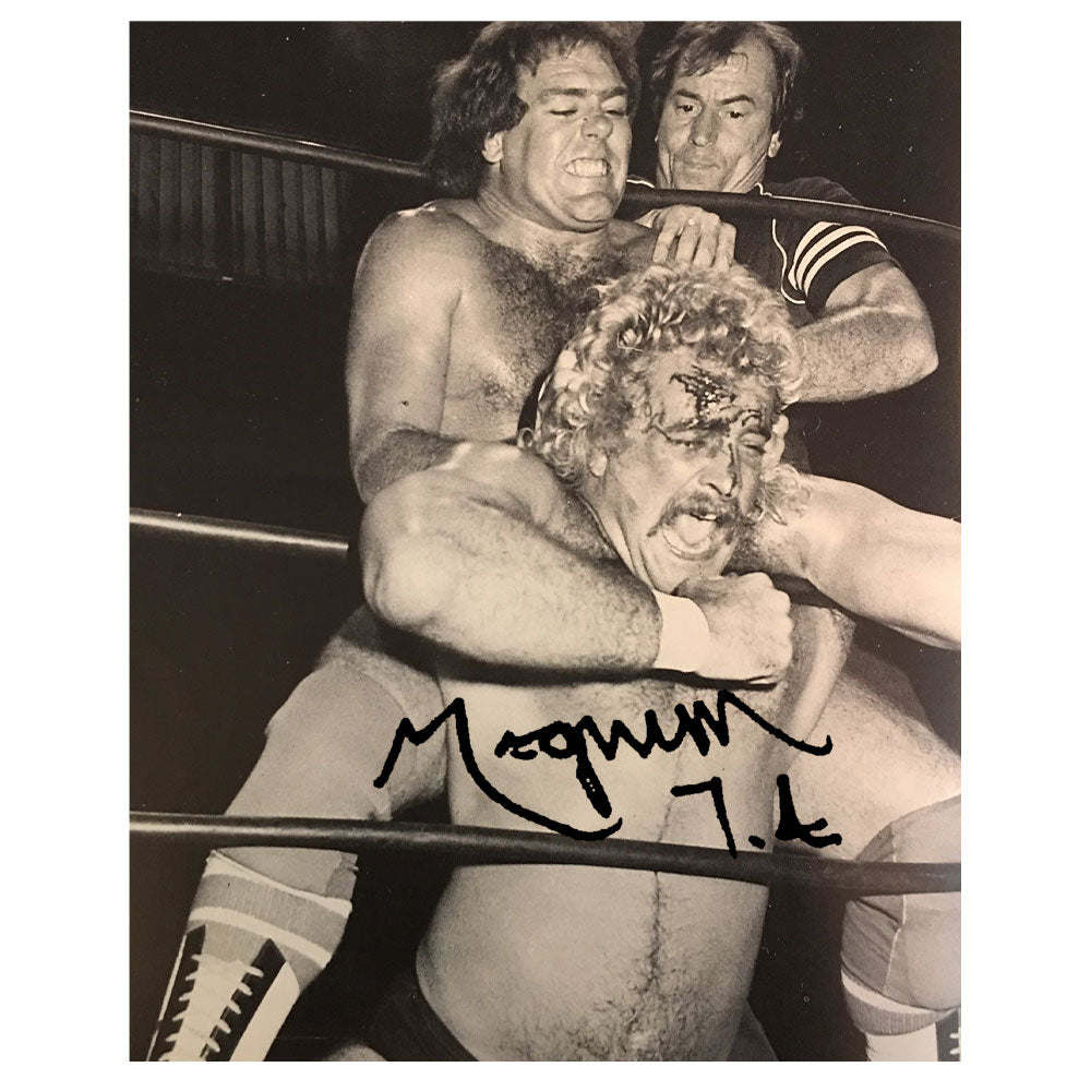 Magnum TA - I Quit Match Autographed 8x10