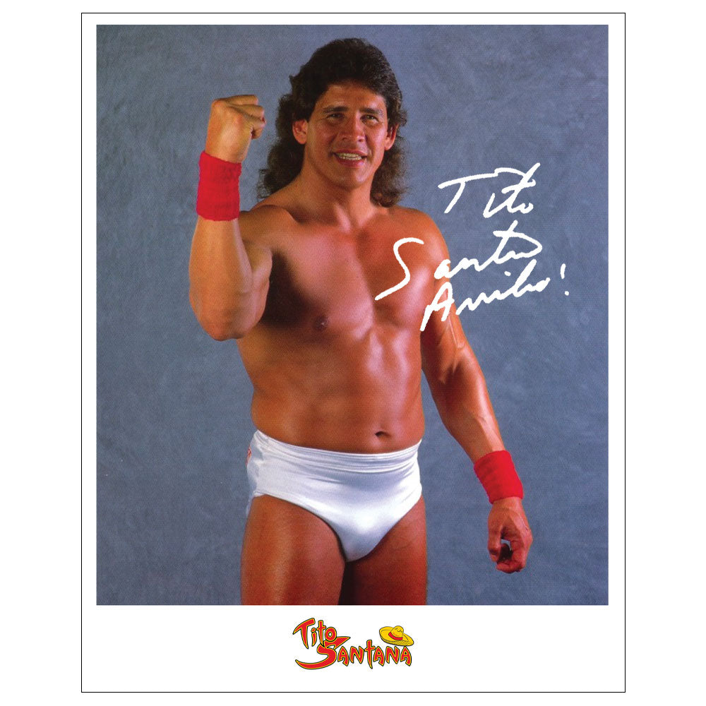 Tito Santana -Classic Autographed 8x10